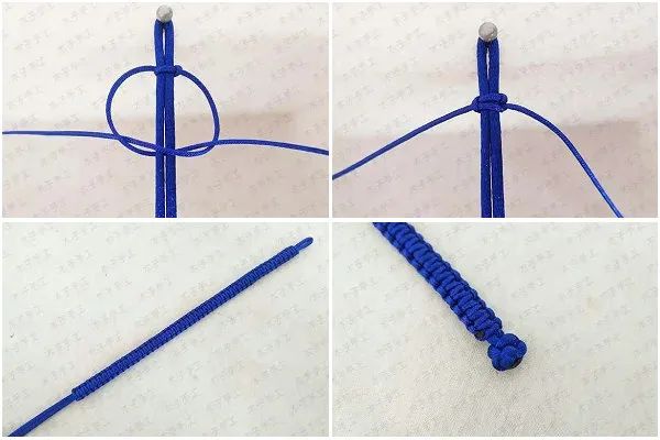 常用的平结编法图解